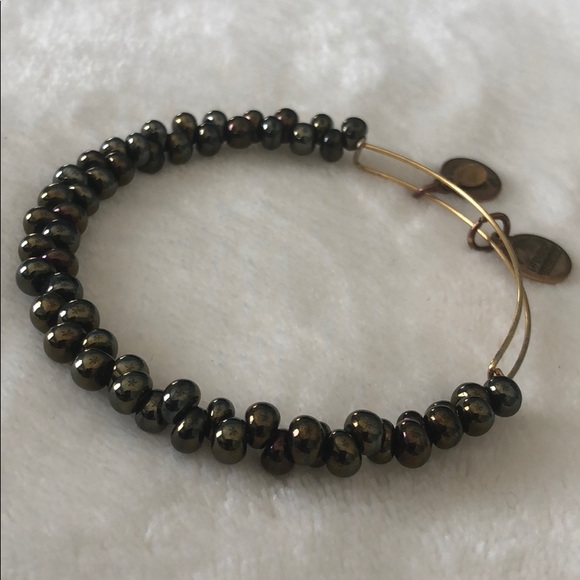 Alex And Ani Cocoa Caviar beaded bangle - Picture 4 of 5